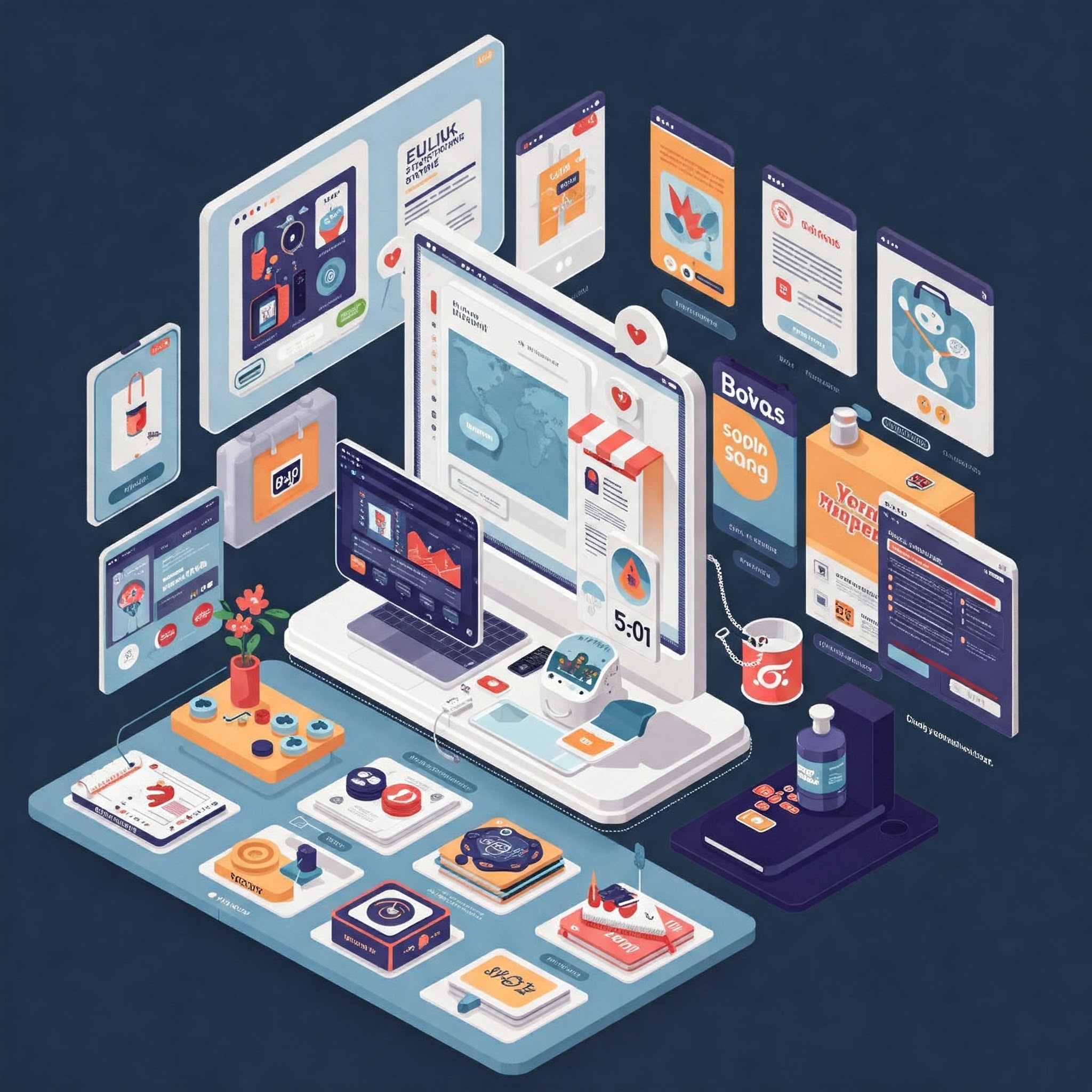 E-commerce Impulsa tus ventas con un e-commerce profesional, rápido y optimizado para SEO. Atrae más clientes, automatiza procesos y convierte más con diseño UX/UI.