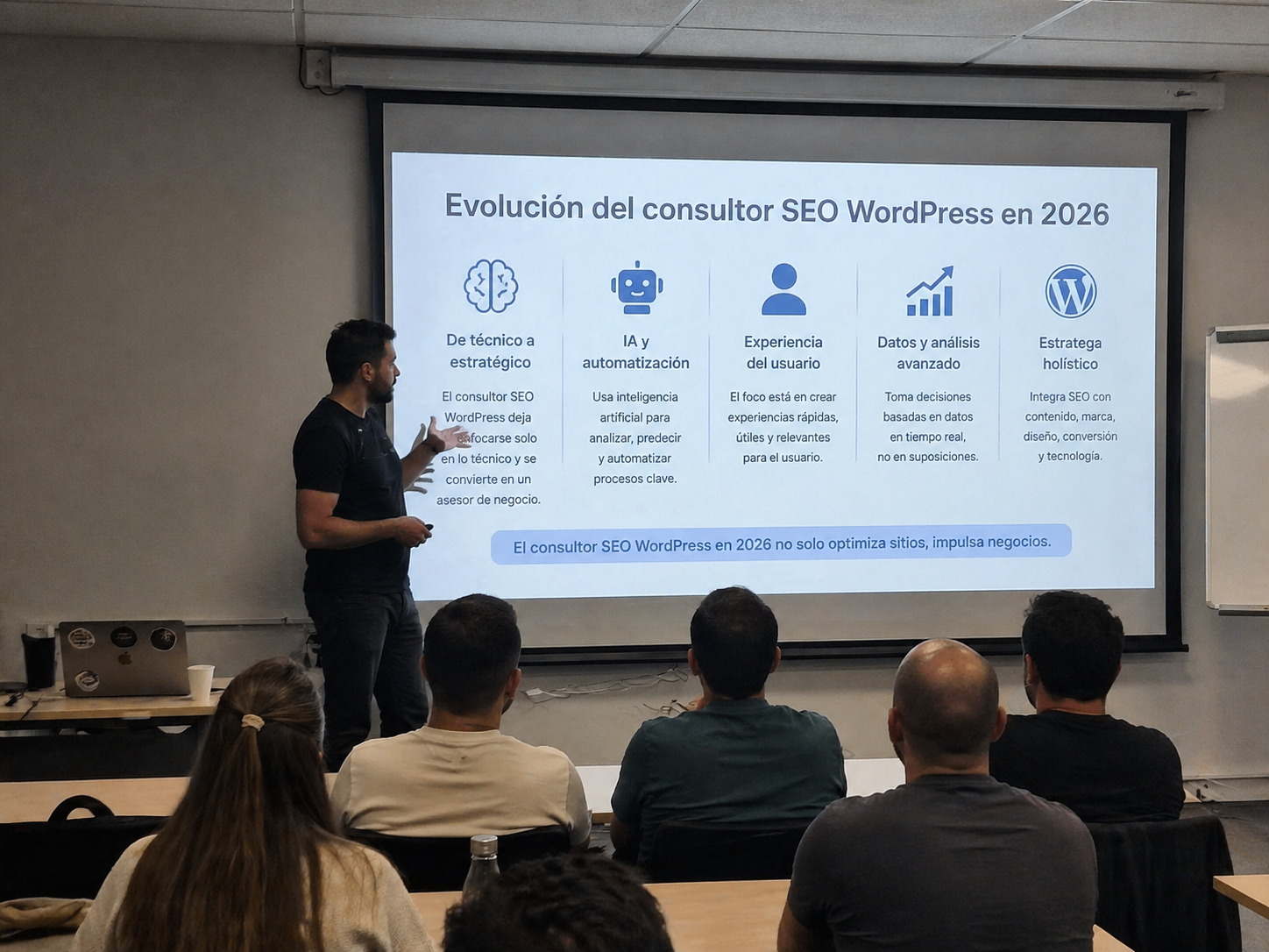 Consultor SEO WordPress La evolución del consultor SEO WordPress en 2026 ha transformado por completo la forma en la que se entiende el posicionamiento web. Ya no se trata solo de optimizar títulos o instalar plugins básicos, sino de diseñar estrategias completas de posicionamiento web WordPress 2026 que integren experiencia de usuario, rendimiento técnico y análisis de datos en tiempo real. El consultor SEO WordPress evolución 2026 se ha convertido en una figura clave para empresas que buscan competir en un entorno digital cada vez más saturado.