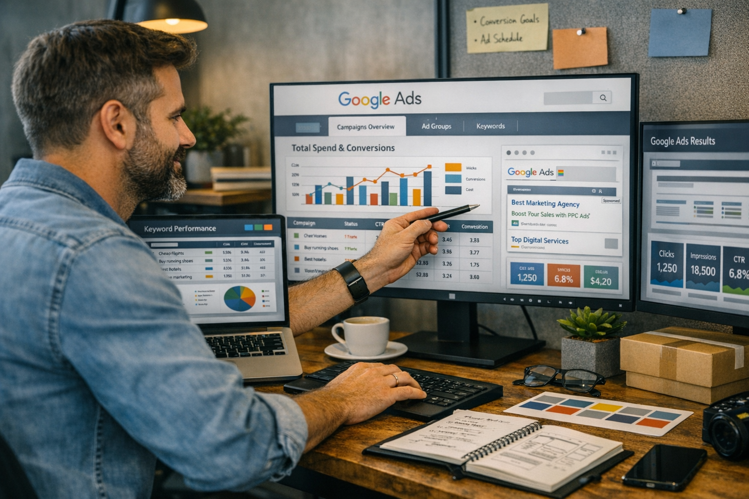 Google ads El Especialista en Google Ads se ha convertido en una figura clave dentro del marketing digital moderno. En un entorno donde la competencia por la atención del usuario es cada vez más intensa, contar con un experto en campañas SEM y publicidad en Google puede marcar la diferencia entre una marca visible y una que pasa desapercibida. En Madrid, el auge de las agencias digitales y los profesionales independientes ha impulsado la demanda de consultores Google Ads capaces de diseñar estrategias efectivas, optimizar presupuestos y maximizar el retorno de inversión. Este perfil combina análisis, creatividad y conocimiento técnico para convertir clics en clientes y datos en decisiones. El trabajo de un Especialista en Google Ads Madrid no se limita a crear anuncios; su misión es entender el comportamiento del consumidor, segmentar audiencias y ajustar cada campaña para alcanzar los objetivos comerciales. En un mercado tan competitivo como el madrileño, la publicidad digital se ha convertido en el motor de crecimiento para empresas de todos los tamaños.