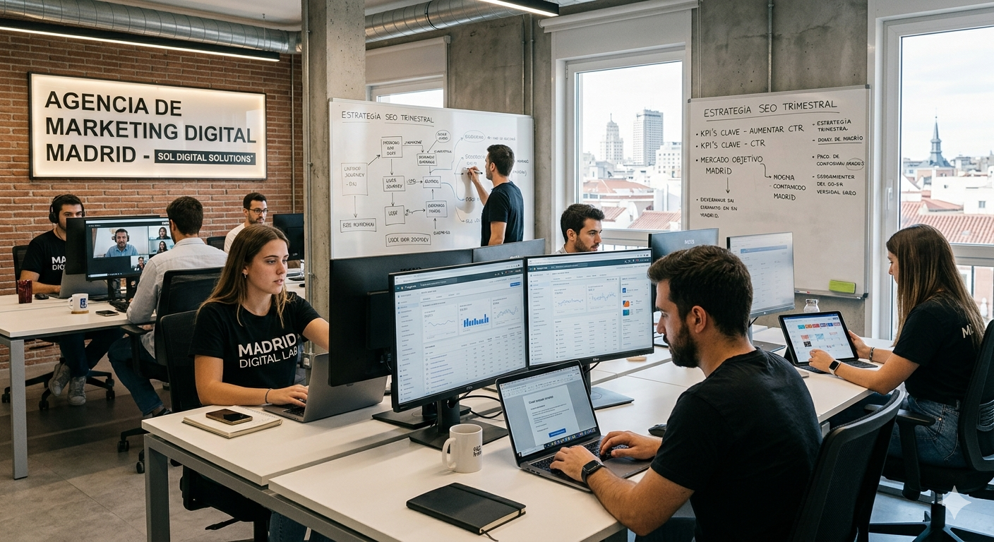 En un entorno donde la competencia digital se intensifica cada día, contar con una Agencia de Marketing Madrid especializada se ha convertido en un factor decisivo para el crecimiento de cualquier negocio. Las marcas que buscan destacar en el mercado actual necesitan mucho más que presencia: requieren una estrategia sólida basada en posicionamiento SEO Madrid, contenido de valor y una ejecución precisa que conecte con su audiencia ideal. En este contexto, una agencia de marketing digital en Madrid no solo actúa como proveedor de servicios, sino como un aliado estratégico capaz de transformar la visibilidad en resultados reales.