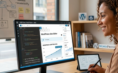 Crecimiento de WordPress en el desarrollo web en 2026
