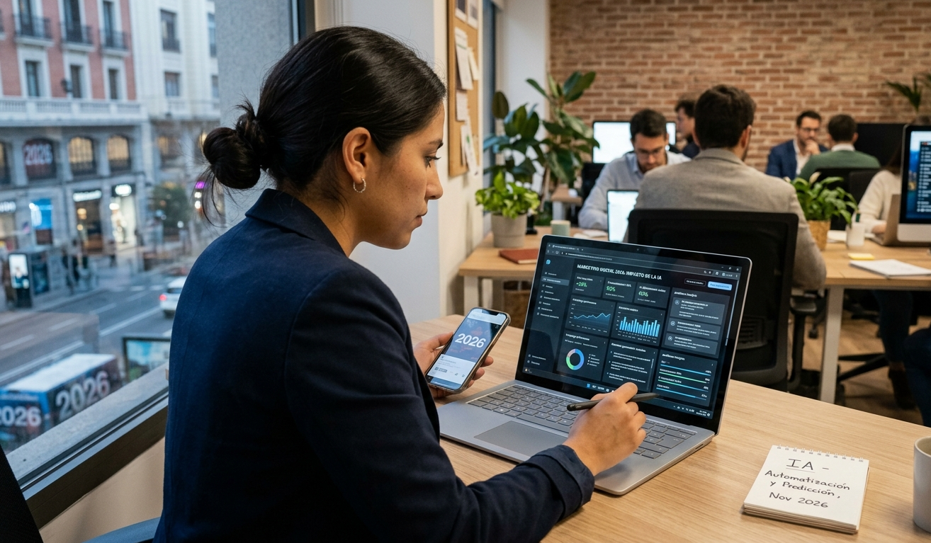 El sector de la agencia de marketing digital en 2026 está viviendo una transformación radical impulsada por la automatización y la inteligencia artificial. Cada vez más empresas buscan una agencia de marketing especializada en IA y SEO avanzado para mejorar su visibilidad online y competir en mercados altamente saturados. Este cambio no solo afecta a grandes corporaciones, sino también a pequeñas y medianas empresas que necesitan estrategias más precisas para captar clientes en entornos digitales cada vez más competitivos.